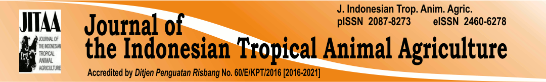 Journal of the Indonesian Tropical Animal Agriculture
