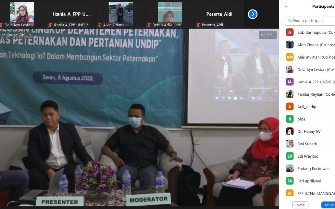Workshop Penjaminan Mutu dan  Peningkatan Kualitas Lulusan Lingkup Departemen Peternakan Fakultas Peternakan dan Pertanian Universitas Diponegoro