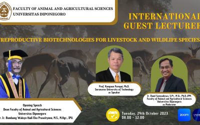 Program Studi  S1 Peternakan Universitas Diponegoro Mengundang Prof. Rangsun Parnpai untuk Berbagi tentang Bioteknologi Reproduksi pada Ternak dan Satwa Harapan