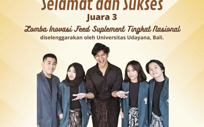 Tim Mahasiswa Prodi Peternakan FPP Undip Kembali Torehkan Prestasi Tingkat Nasional